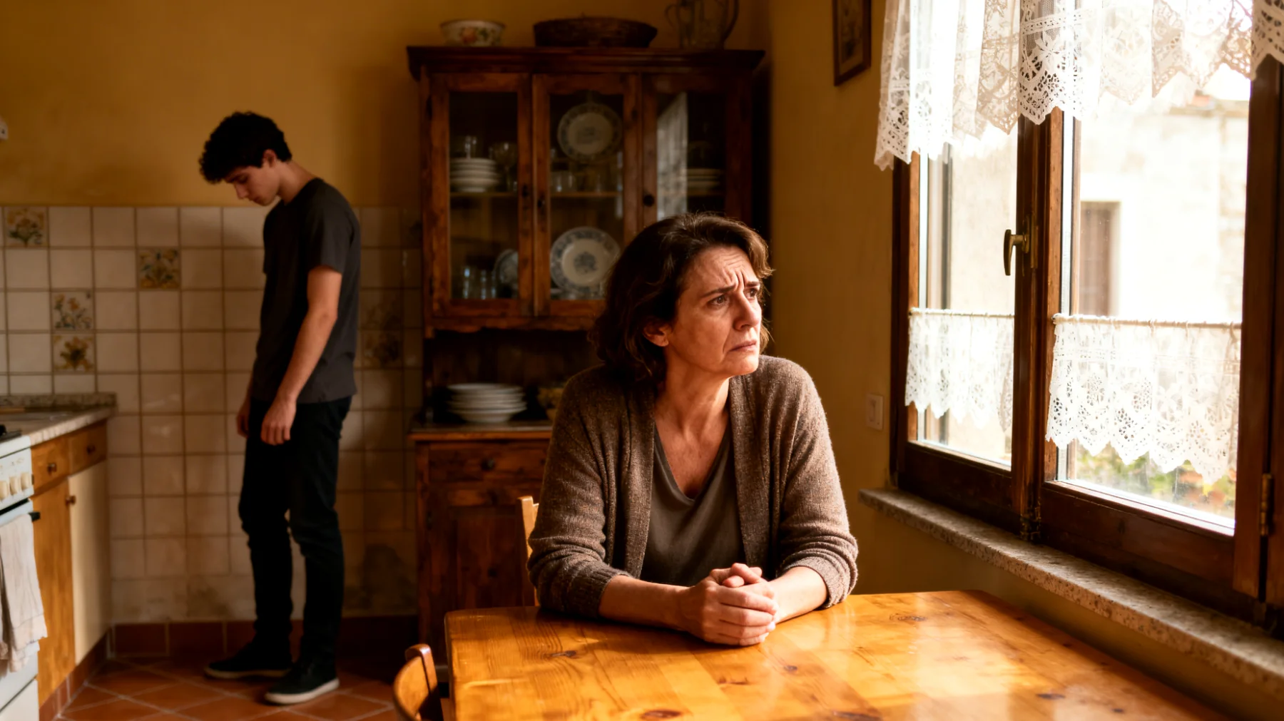 Una mamma si sente costantemente preoccupata e ansiosa per il futuro del proprio figlio giovane adulto, che fatica a trovare una direzione professionale stabile o sembra indeciso sulle proprie scelte di vita, generando nella madre un senso di impotenza e timore che non riesca a essere autonomo e realizzato"